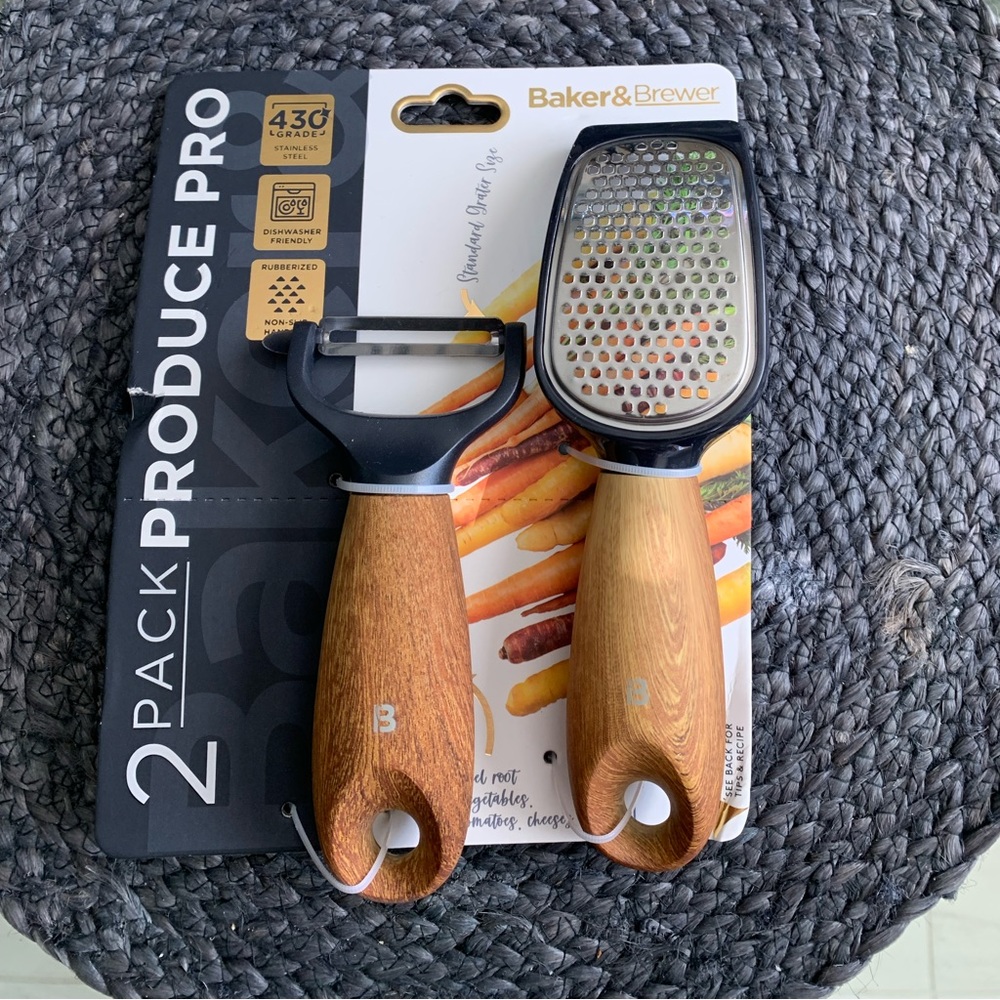 2 pack produce Pro peeler
and cheese grater